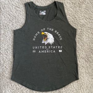 Under Armour patriotic muscle tank